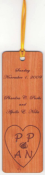 Wooden Book Mark(Hanging Tree)