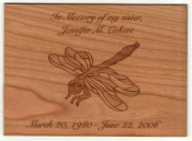 Custom Engraved Wood Plates
