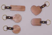 Blank Wood Key Fobs
