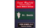 Medical ID Badges, Desk Plates, & Office Signage