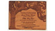 Real Wood Invitations