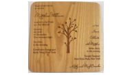 BAR-TREE - Wooden Bar Mitzvah Invitations(Tree Design)