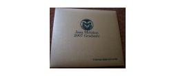 CSU-GOLDGRADALBUM - CSU Gold Graduation Scrapbook Album