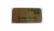 CSU-NAMETAG-CPC - CSU-Classified Personnel Council Name Tags(Brass with Color Print)