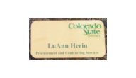 CSU-NAMETAG-PURCHASING - CSU Purchasing Name Tags(Brass with Color Print)