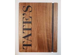 MENU-WALNUT-TATES - Wood Menu Board(Walnut-Tates)