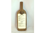 MENU-WINEBOTTLE-WALNUT-MAGNET - Wood Wine List Menu-Bottleshape(Walnut)