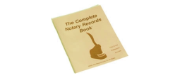 Offering notary public records book. We also make the best custom notary rubber stamps at the lowest price!