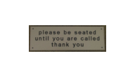 RMBE-4X12 - WALL SIGNS (4"X12" - 3 Lines)