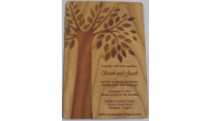 THEME-INVITE-TREE - Wooden Invitations( Tree Sample)