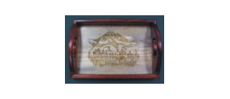 THEME-SERVINGTRAY-MOUNTAIN - Wood Engraved Serving Trays(Mountain)