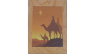 XMASCARD-THREEWISEMEN - Wood Christmas Card(Three Wisemen Sample)