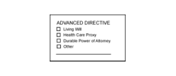 MEDICAL-ADVANCE - Advance Directive Stamp
