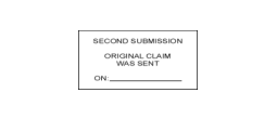 MEDICAL-SECOND SUB - Second Insurance Submission Stamp