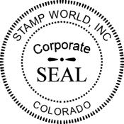 Corporate seal stamper